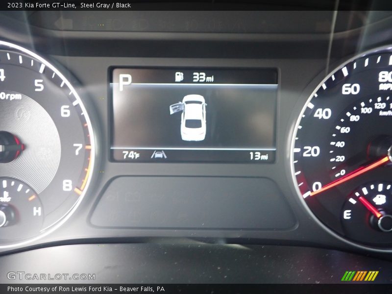 Steel Gray / Black 2023 Kia Forte GT-Line