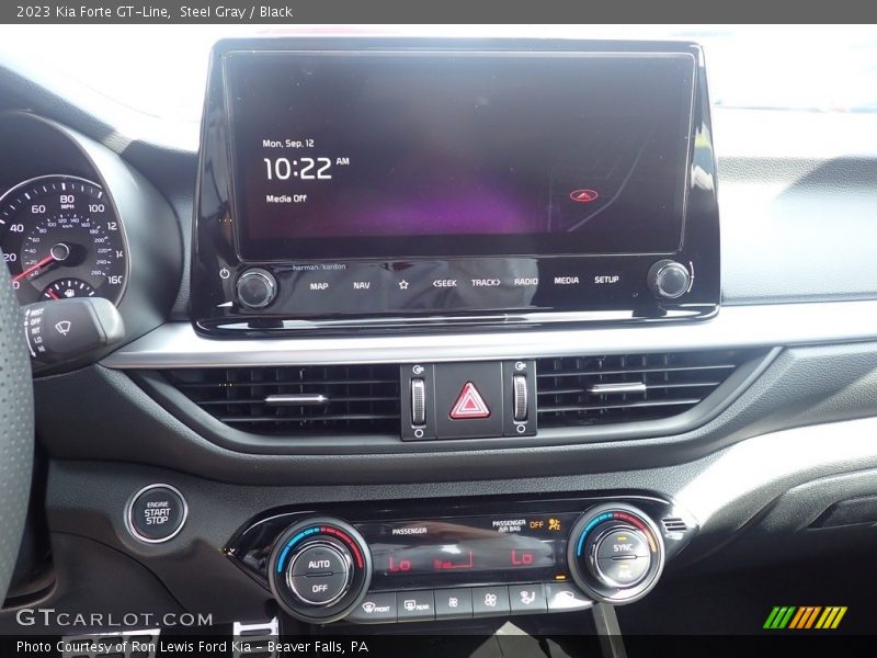 Steel Gray / Black 2023 Kia Forte GT-Line