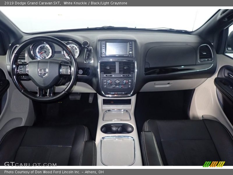 White Knuckle / Black/Light Graystone 2019 Dodge Grand Caravan SXT