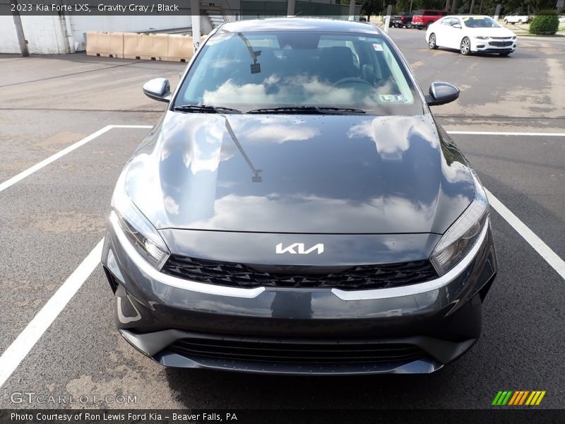 Gravity Gray / Black 2023 Kia Forte LXS