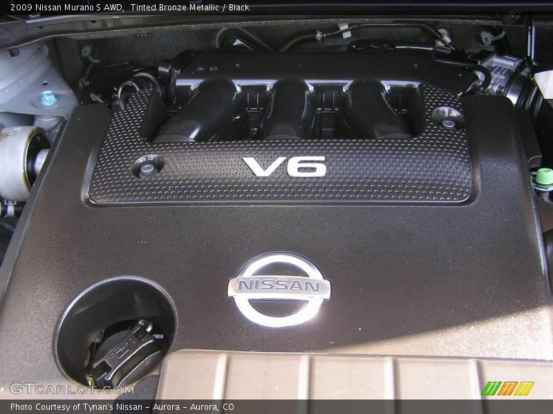 Tinted Bronze Metallic / Black 2009 Nissan Murano S AWD