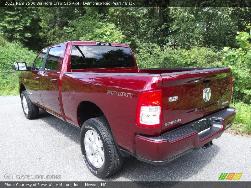 Delmonico Red Pearl / Black 2022 Ram 2500 Big Horn Crew Cab 4x4