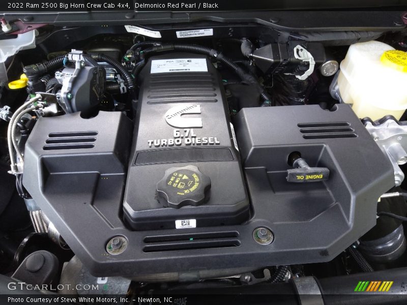  2022 2500 Big Horn Crew Cab 4x4 Engine - 6.7 Liter OHV 24-Valve Cummins Turbo-Diesel inline 6 Cylinder