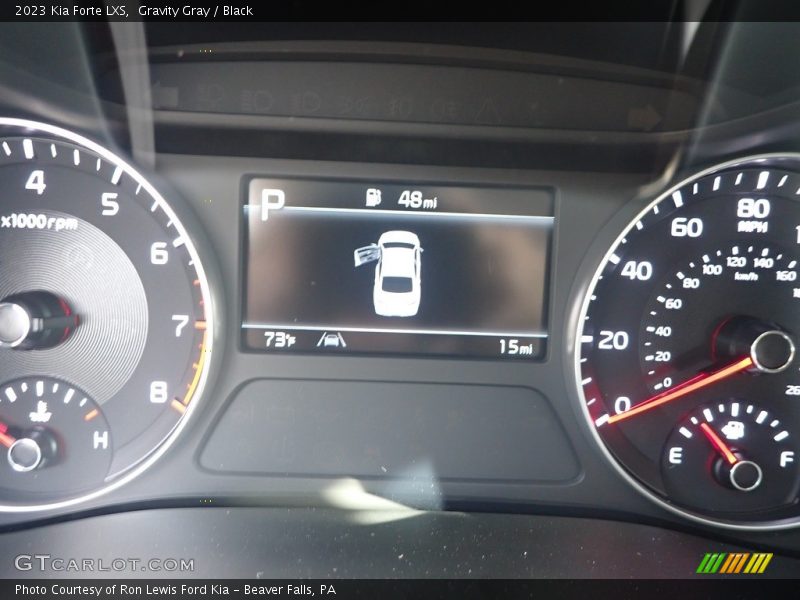 Gravity Gray / Black 2023 Kia Forte LXS