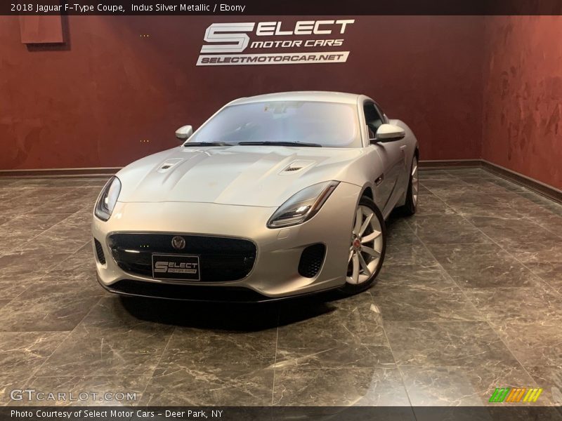 Indus Silver Metallic / Ebony 2018 Jaguar F-Type Coupe