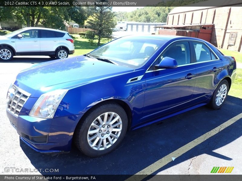 Opulent Blue Metallic / Ebony/Ebony 2012 Cadillac CTS 4 3.0 AWD Sedan