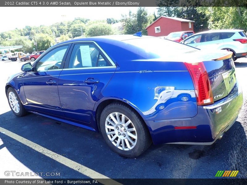 Opulent Blue Metallic / Ebony/Ebony 2012 Cadillac CTS 4 3.0 AWD Sedan