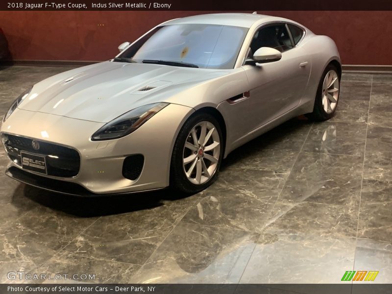 Indus Silver Metallic / Ebony 2018 Jaguar F-Type Coupe