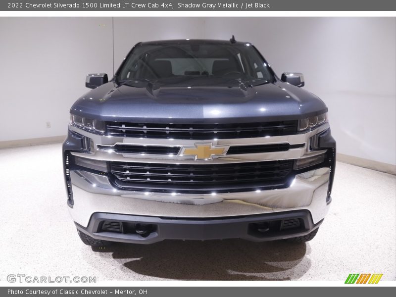 Shadow Gray Metallic / Jet Black 2022 Chevrolet Silverado 1500 Limited LT Crew Cab 4x4