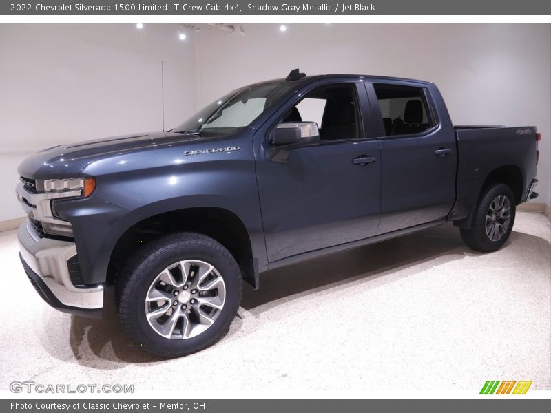 Shadow Gray Metallic / Jet Black 2022 Chevrolet Silverado 1500 Limited LT Crew Cab 4x4