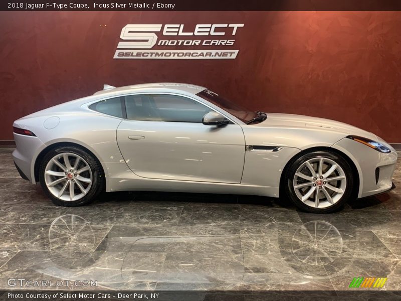 Indus Silver Metallic / Ebony 2018 Jaguar F-Type Coupe