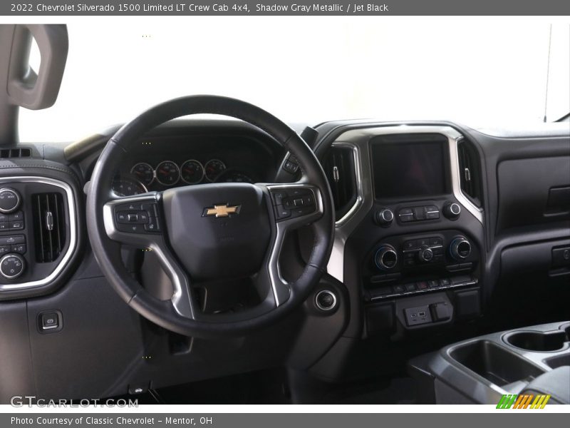 Shadow Gray Metallic / Jet Black 2022 Chevrolet Silverado 1500 Limited LT Crew Cab 4x4