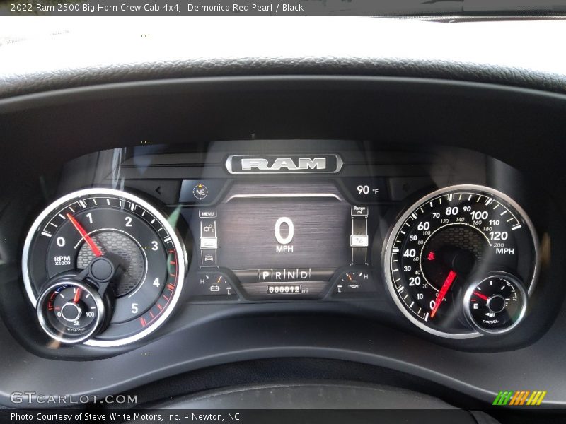 Delmonico Red Pearl / Black 2022 Ram 2500 Big Horn Crew Cab 4x4