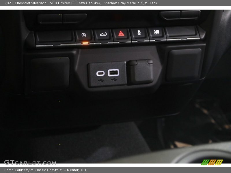 Shadow Gray Metallic / Jet Black 2022 Chevrolet Silverado 1500 Limited LT Crew Cab 4x4