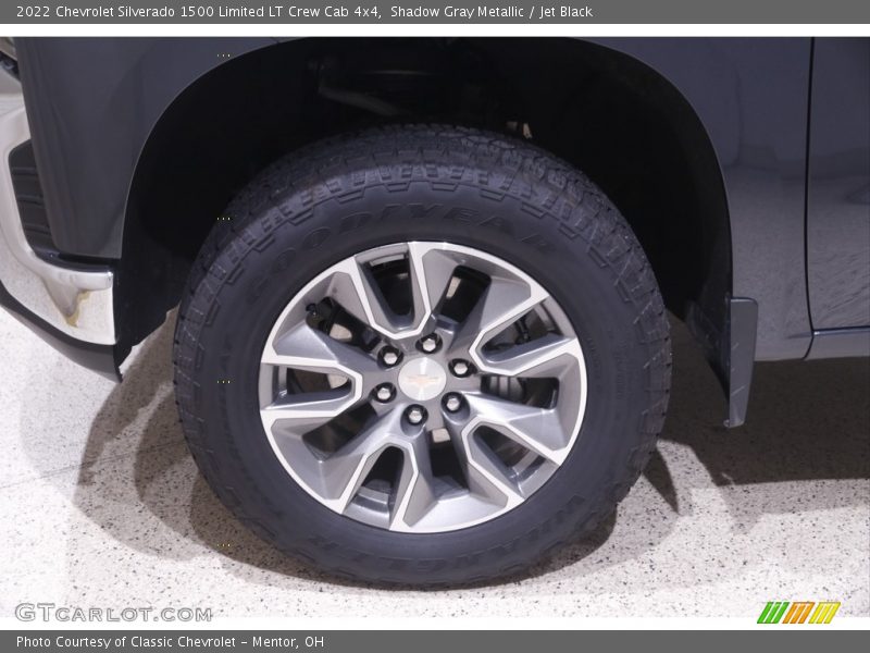 Shadow Gray Metallic / Jet Black 2022 Chevrolet Silverado 1500 Limited LT Crew Cab 4x4