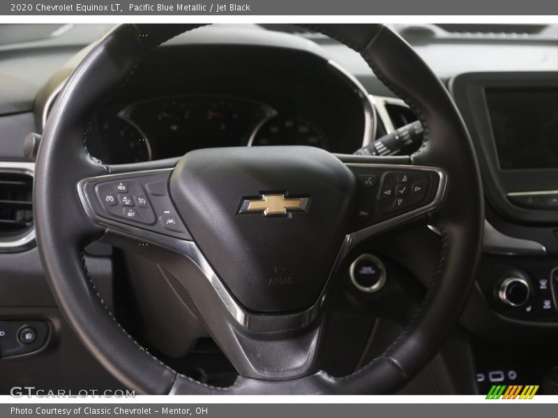 Pacific Blue Metallic / Jet Black 2020 Chevrolet Equinox LT