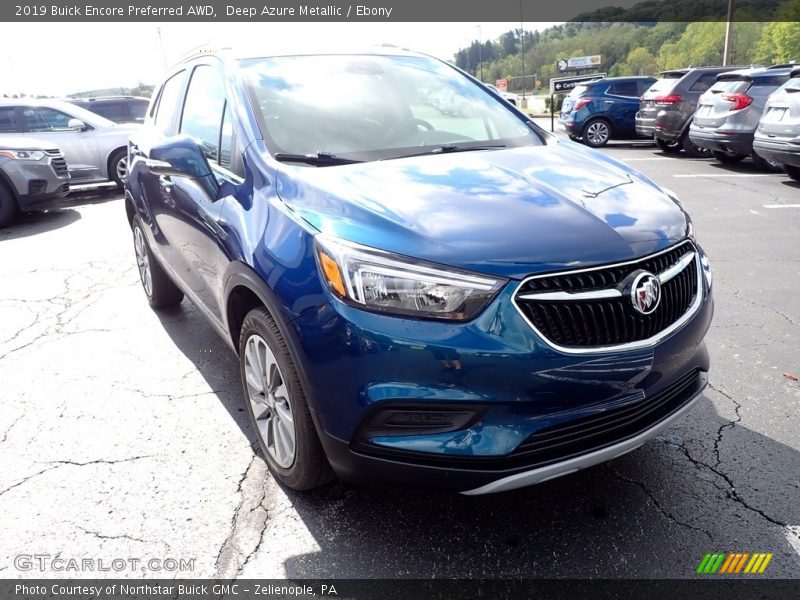Deep Azure Metallic / Ebony 2019 Buick Encore Preferred AWD