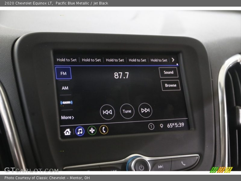 Pacific Blue Metallic / Jet Black 2020 Chevrolet Equinox LT