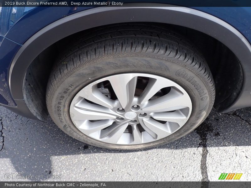 Deep Azure Metallic / Ebony 2019 Buick Encore Preferred AWD