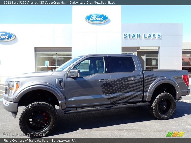 Carbonized Gray Metallic / Black 2022 Ford F150 Sherrod XLT SuperCrew 4x4