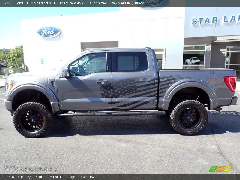 Carbonized Gray Metallic / Black 2022 Ford F150 Sherrod XLT SuperCrew 4x4