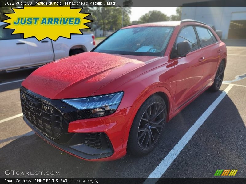 Matador Red Metallic / Black 2022 Audi SQ8 Prestige quattro