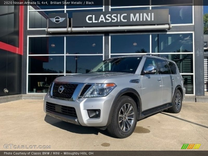Brilliant Silver Metallic / Black 2020 Nissan Armada SL 4x4