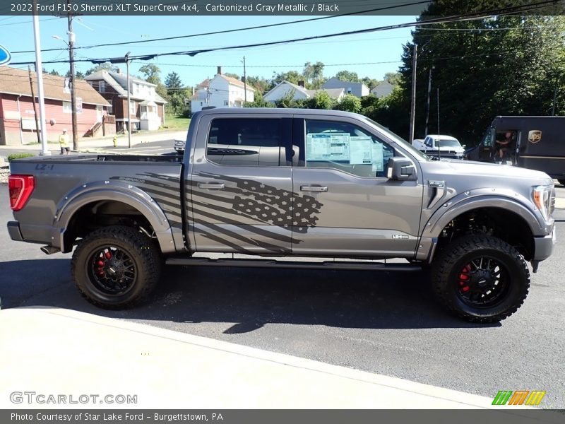 Carbonized Gray Metallic / Black 2022 Ford F150 Sherrod XLT SuperCrew 4x4