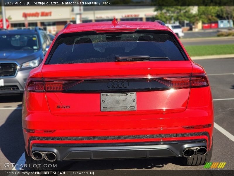 Matador Red Metallic / Black 2022 Audi SQ8 Prestige quattro