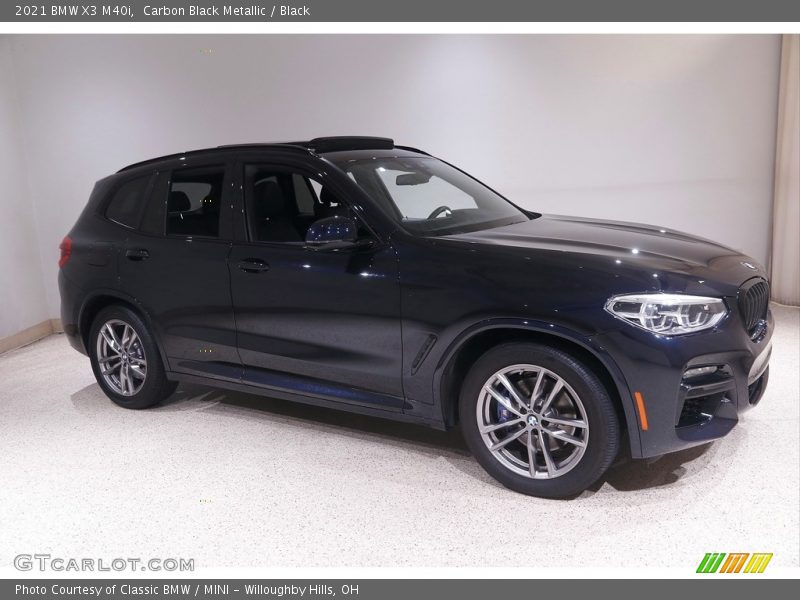 Carbon Black Metallic / Black 2021 BMW X3 M40i