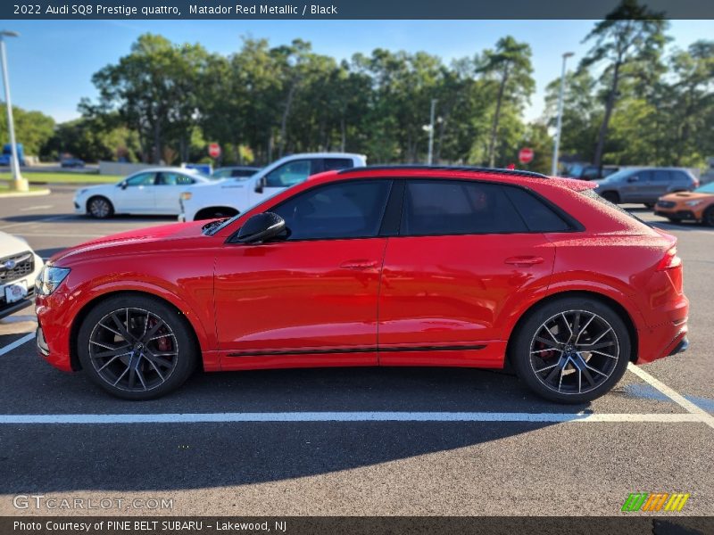  2022 SQ8 Prestige quattro Matador Red Metallic