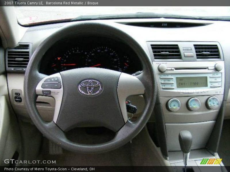 Barcelona Red Metallic / Bisque 2007 Toyota Camry LE