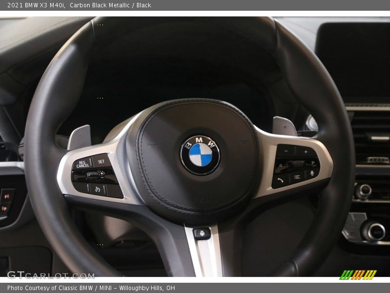 Carbon Black Metallic / Black 2021 BMW X3 M40i