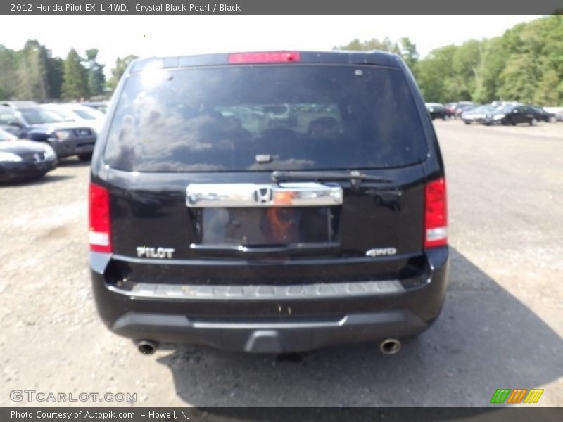 Crystal Black Pearl / Black 2012 Honda Pilot EX-L 4WD