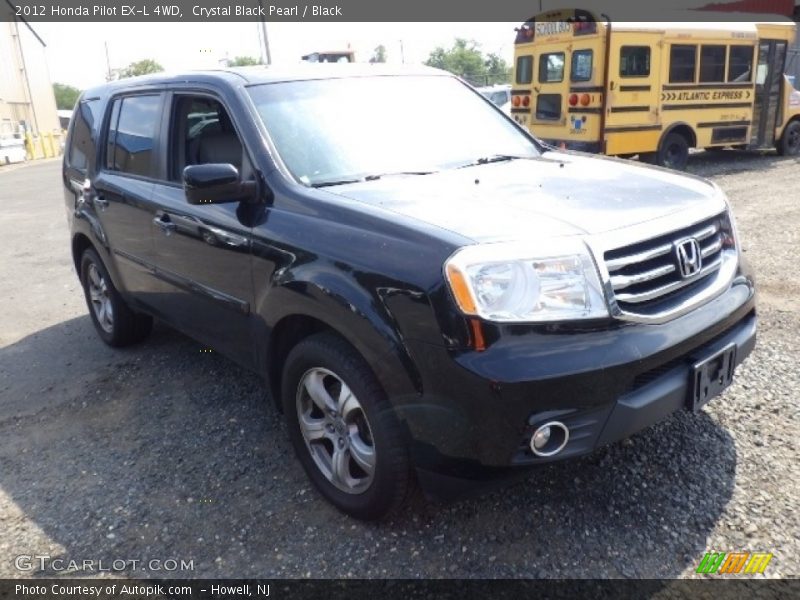 Crystal Black Pearl / Black 2012 Honda Pilot EX-L 4WD
