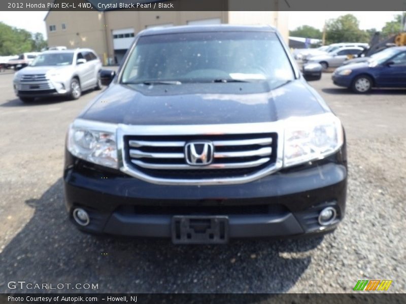 Crystal Black Pearl / Black 2012 Honda Pilot EX-L 4WD