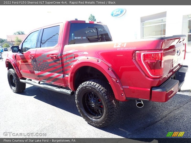 Rapid Red Metallic Tinted / Black 2022 Ford F150 Sherrod XLT SuperCrew 4x4
