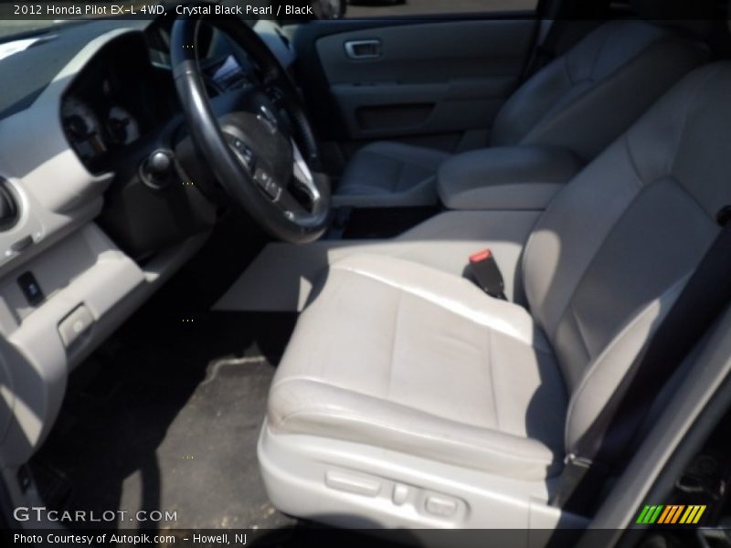 Crystal Black Pearl / Black 2012 Honda Pilot EX-L 4WD
