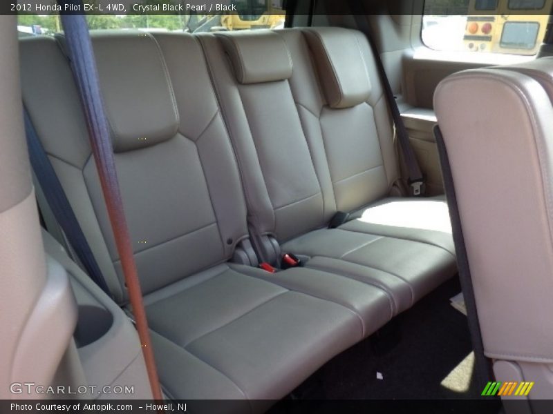 Crystal Black Pearl / Black 2012 Honda Pilot EX-L 4WD