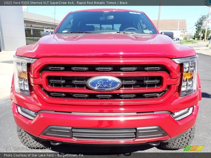 Rapid Red Metallic Tinted / Black 2022 Ford F150 Sherrod XLT SuperCrew 4x4