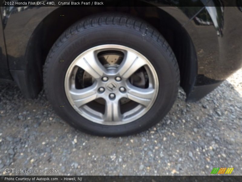 Crystal Black Pearl / Black 2012 Honda Pilot EX-L 4WD
