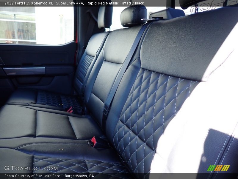 Rear Seat of 2022 F150 Sherrod XLT SuperCrew 4x4
