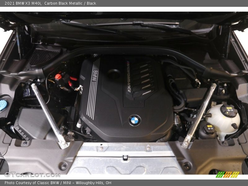 Carbon Black Metallic / Black 2021 BMW X3 M40i