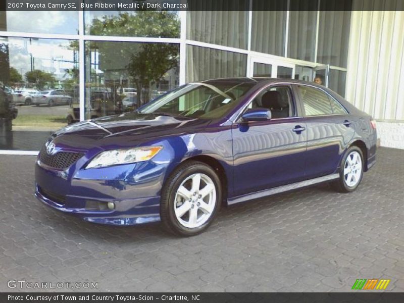Blue Ribbon Metallic / Dark Charcoal 2007 Toyota Camry SE