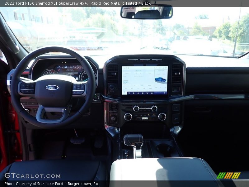 Rapid Red Metallic Tinted / Black 2022 Ford F150 Sherrod XLT SuperCrew 4x4