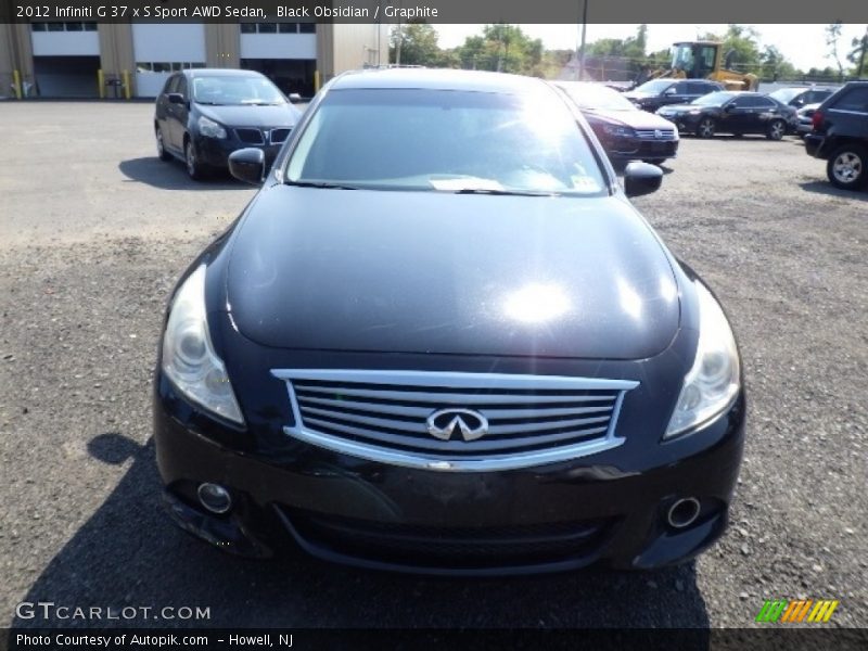 Black Obsidian / Graphite 2012 Infiniti G 37 x S Sport AWD Sedan