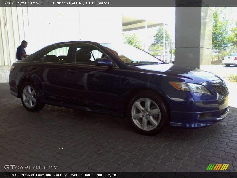 Blue Ribbon Metallic / Dark Charcoal 2007 Toyota Camry SE