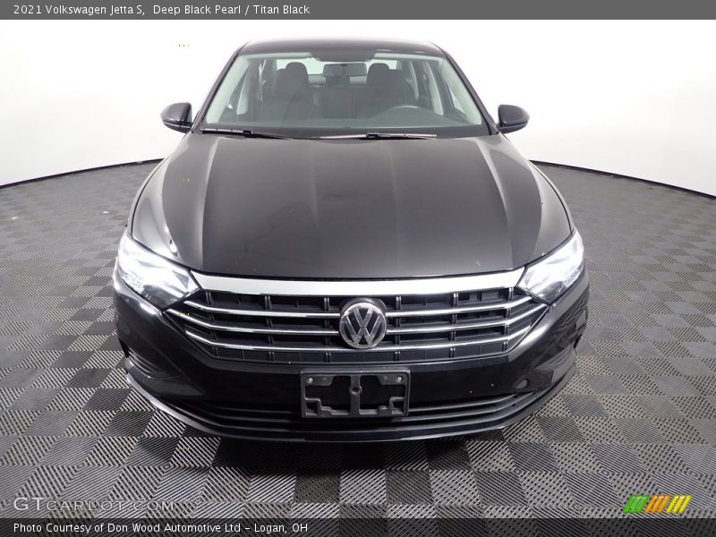 Deep Black Pearl / Titan Black 2021 Volkswagen Jetta S