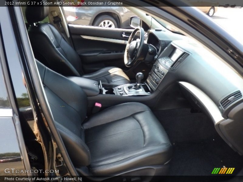 Black Obsidian / Graphite 2012 Infiniti G 37 x S Sport AWD Sedan