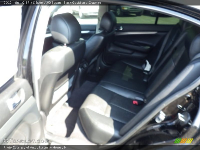 Black Obsidian / Graphite 2012 Infiniti G 37 x S Sport AWD Sedan